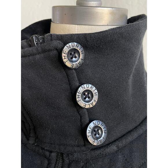 The North Face Black Quilted Fleece Lined Jacket Medium - Picture 9 of 11